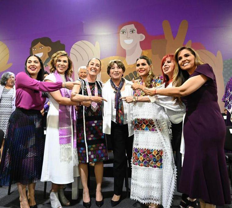 “Las mujeres somos garantía de cambio”: Delfina Gómez agradece la participación de las mujeres en la vida pública