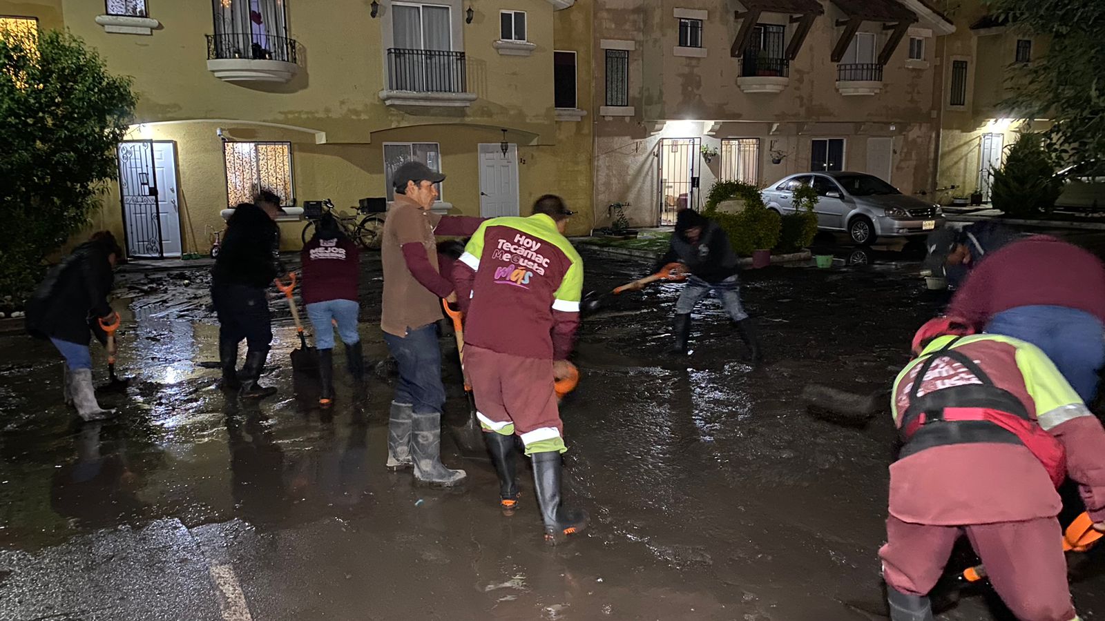Ante la torrencial lluvia el Municipio de Tecámac Informa