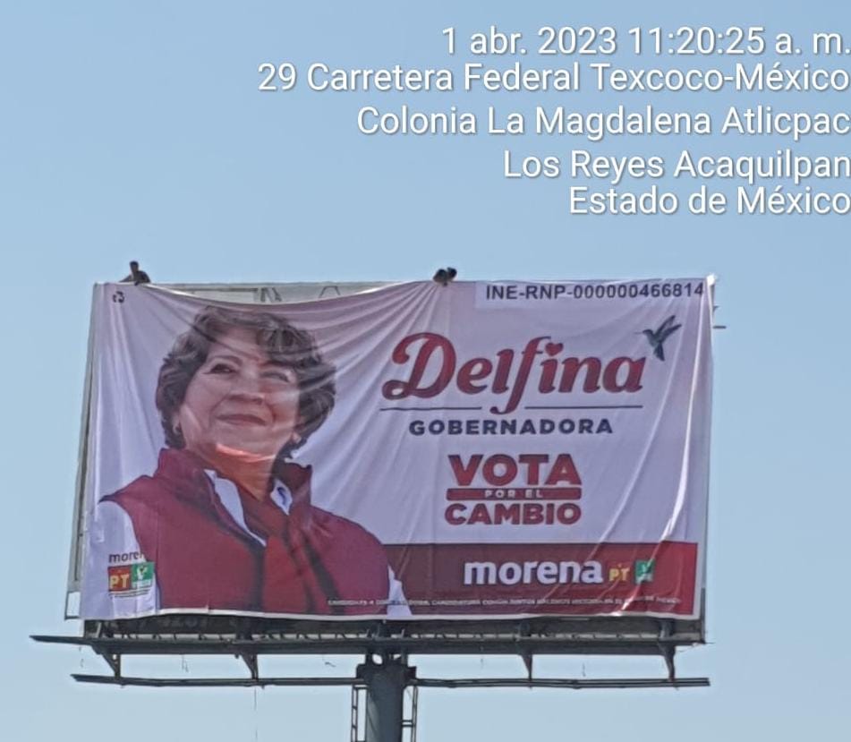 <strong>DENUNCIA PRI ACTOS ANTICIPADOS DE CAMPAÑA DE MORENA POR COLOCACIÓN DE PROPAGANDA ELECTORAL</strong>