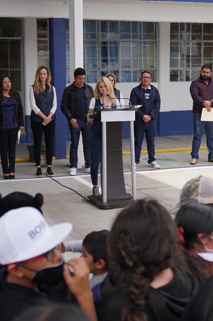 SUPERVISA HUIXQUILUCAN REHABILITACIÓN EN PRIMARIA DE EL CERRITO