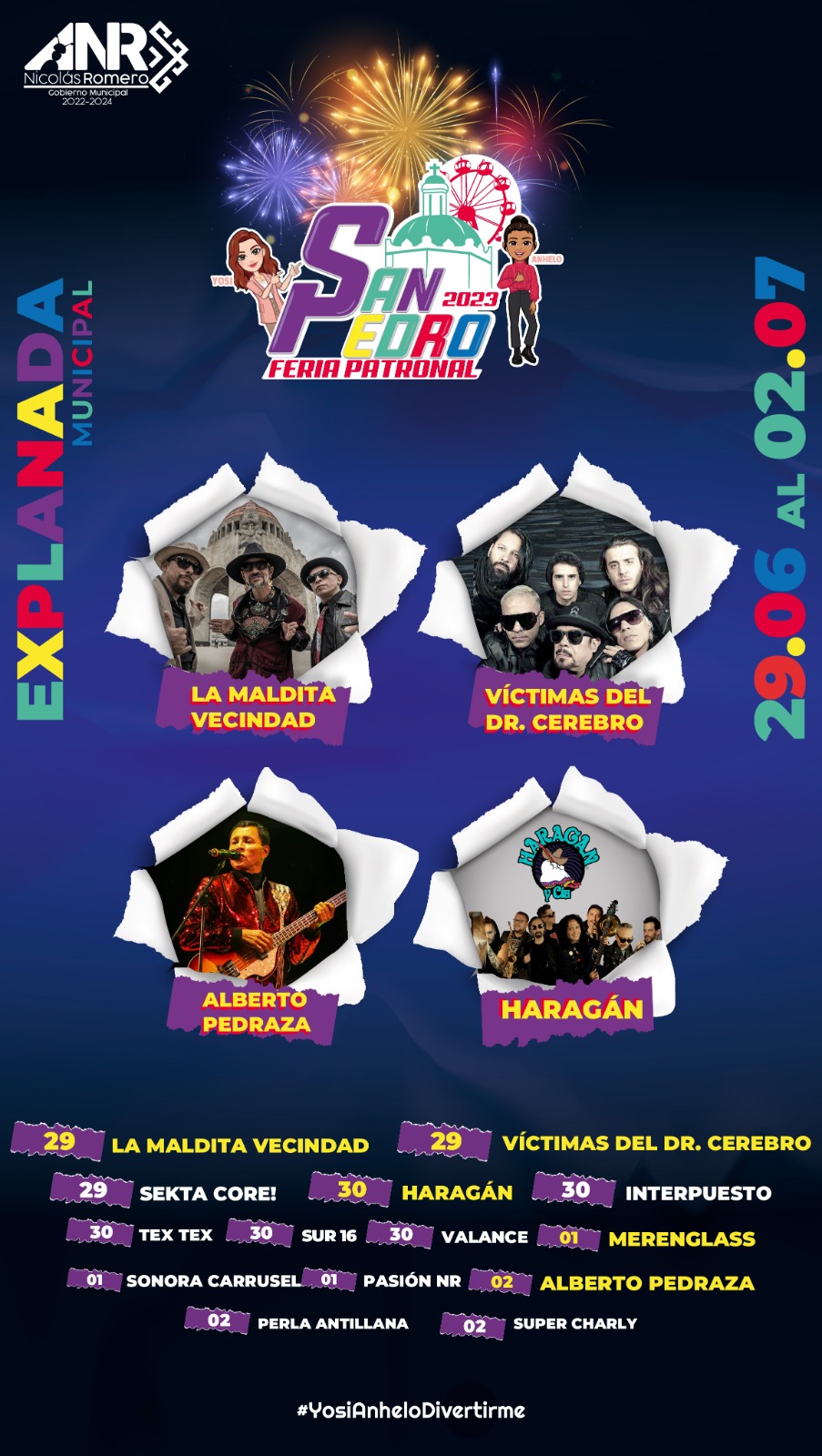 TODO LISTO PARA LA FIESTA PATRONAL SAN PEDRO 2023