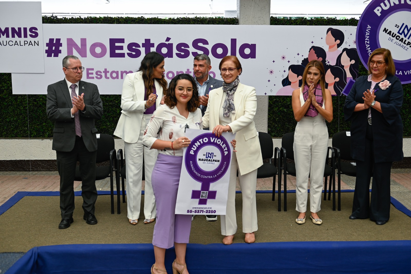 APLICAN ESTRATEGIA ‘PUNTOS VIOLETA’ EN NAUCALPAN PARA APOYAR A MUJERES EN SITUACIÓN DE VIOLENCIA