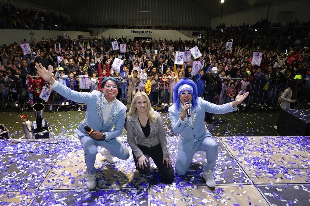 CONTINÚA HUIXQUILUCAN FESTEJOS PARA NIÑOS EN MAGDALENA CHICHICASPA