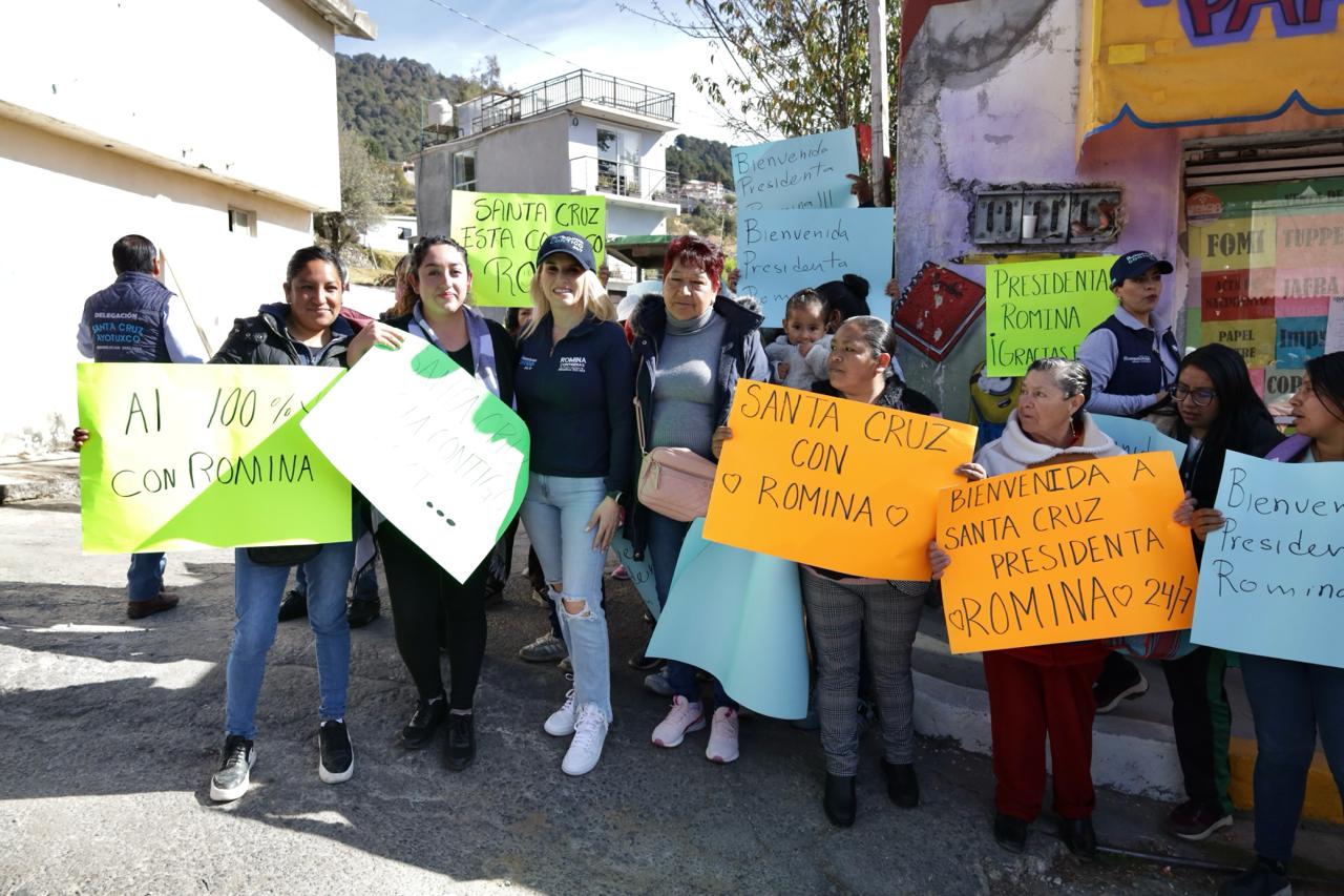 AVANZA HUIXQUILUCAN EN REPAVIMENTACIÓN DE LA AVENIDA SANTA CRUZ AYOTUXCO