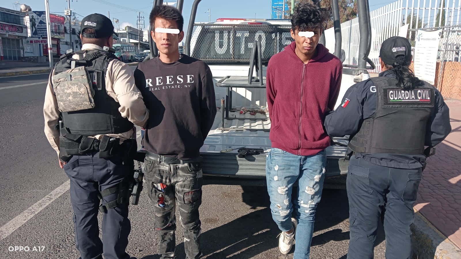 Tecámac/ Detiene Guardia Civil a dos Sujetos Cuando Intentaban Asaltar a un Taxista con Pistola «Hechiza»