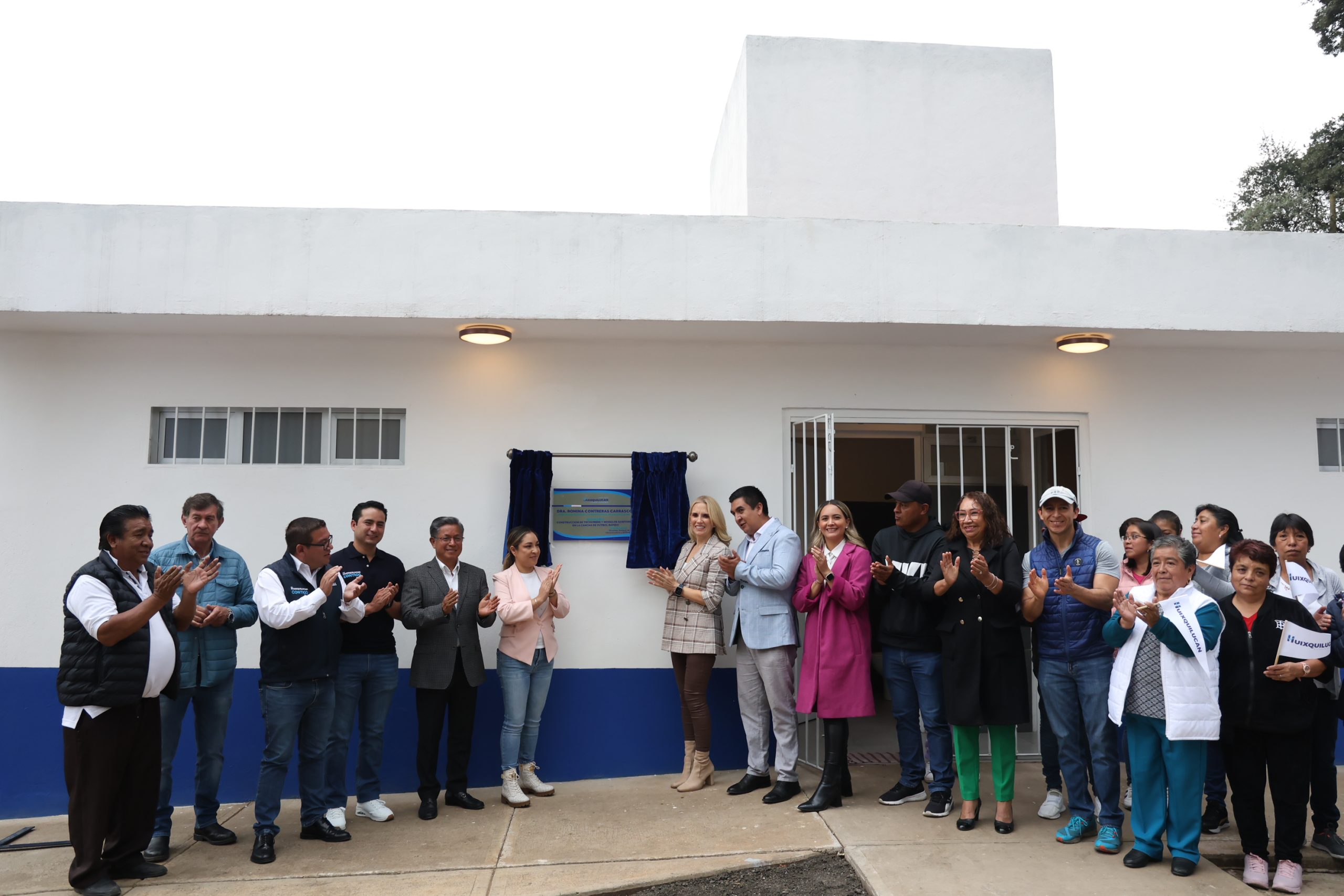 ENTREGA HUIXQUILUCAN TECHUMBRE DE LA CANCHA DE FUTBOL DEL DEPORTIVO “SAN MARTÍN”