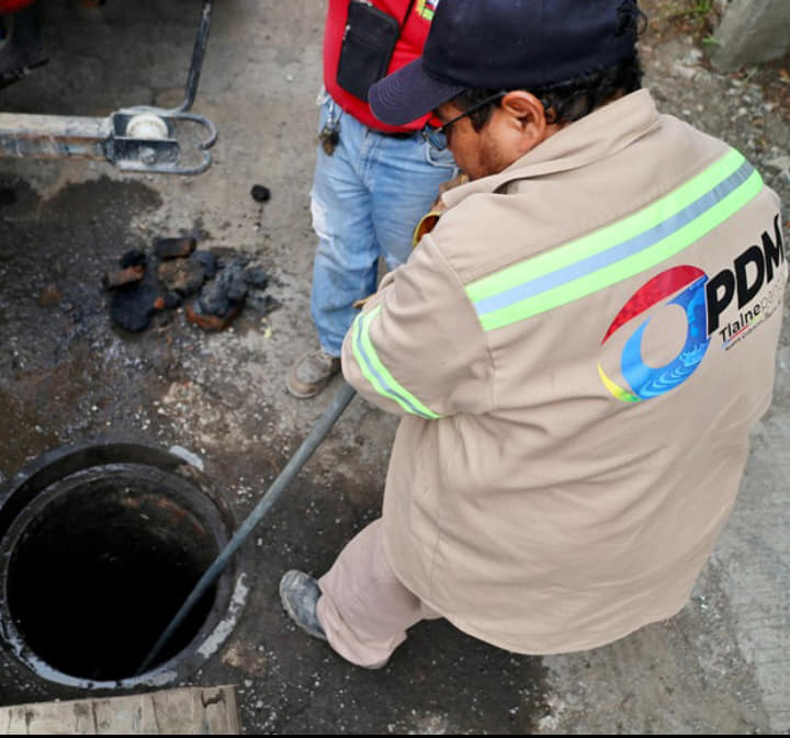 OPDM INTENSIFICA DESAZOLVE EN COLONIAS Y FRACCIONAMIENTOS DE TLALNEPANTLA PARA MITIGAR INUNDACIONES