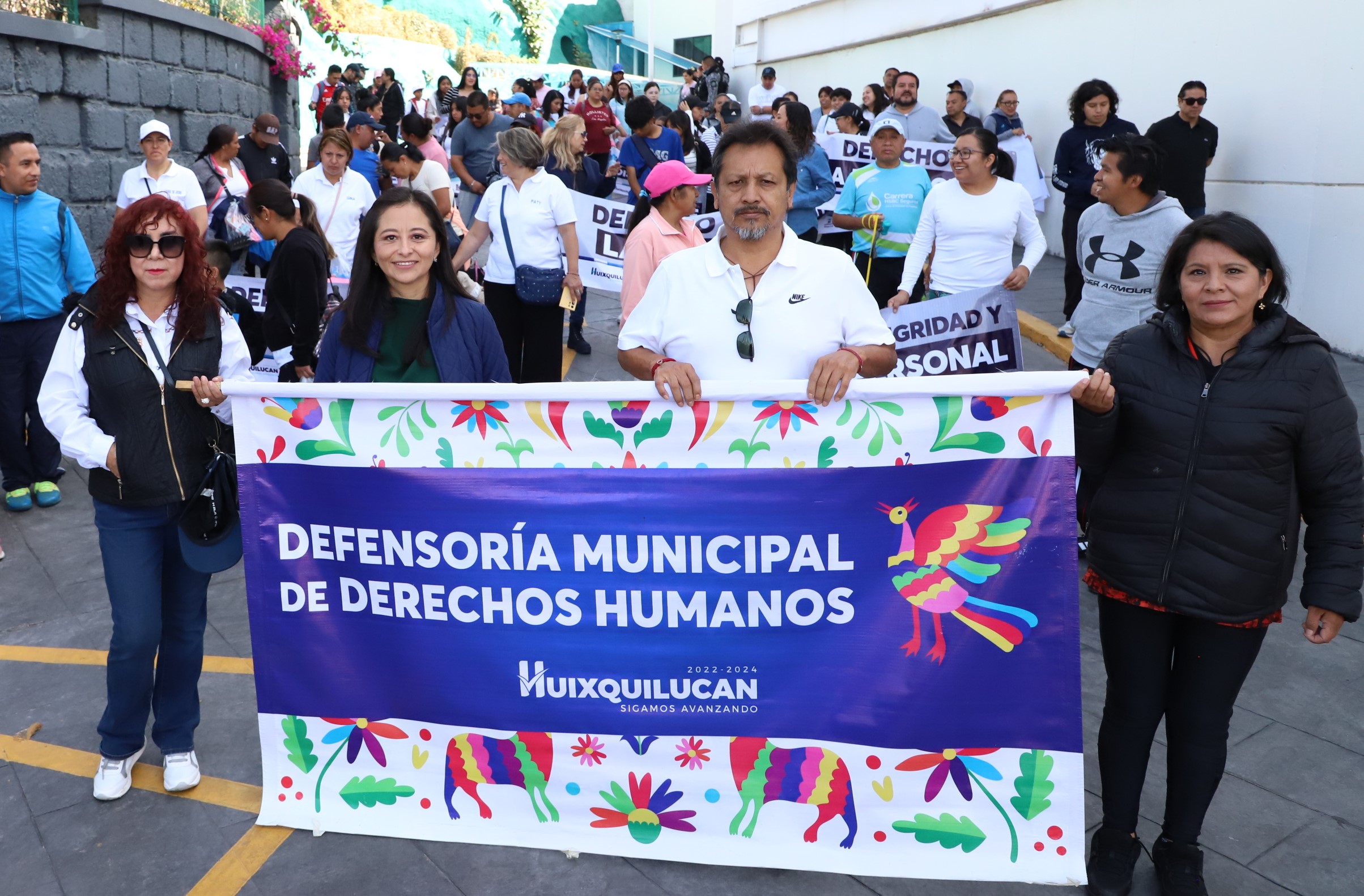 REALIZA HUIXQUILUCAN SEGUNDA CAMINATA FAMILIAR PARA PROMOVER LOS DERECHOS HUMANOS