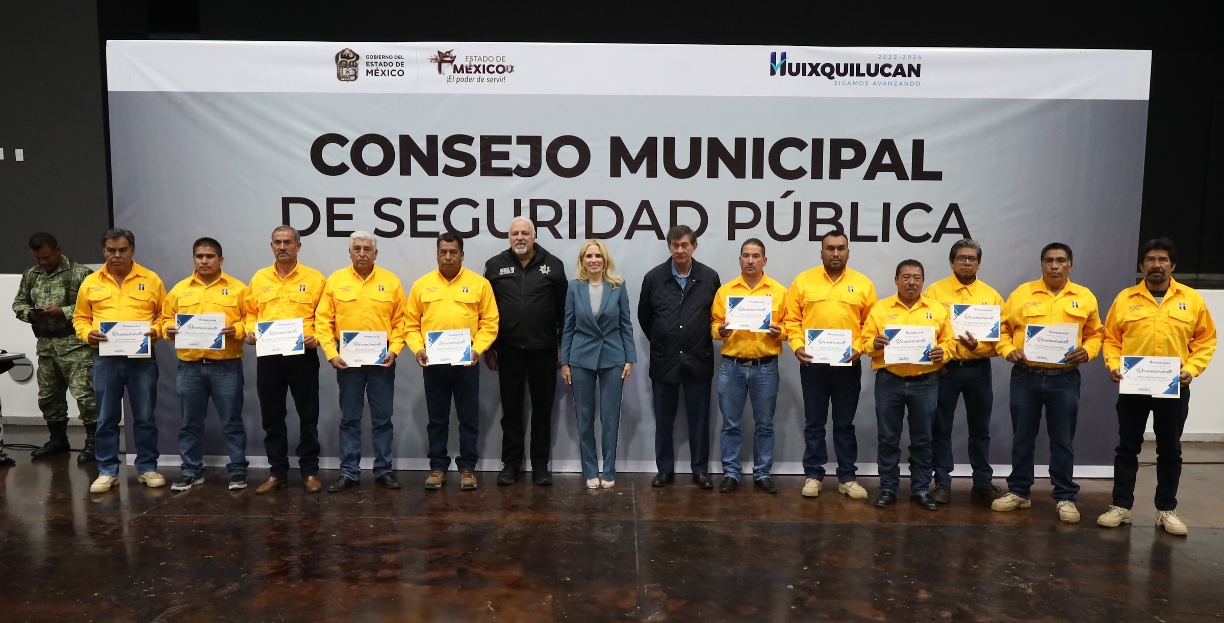 RECONOCE HUIXQUILUCAN AL SISTEMA MUNICIPAL DE EMERGENCIAS 24/7 POR SU LABOR EN EL COMBATE DE INCENDIOS