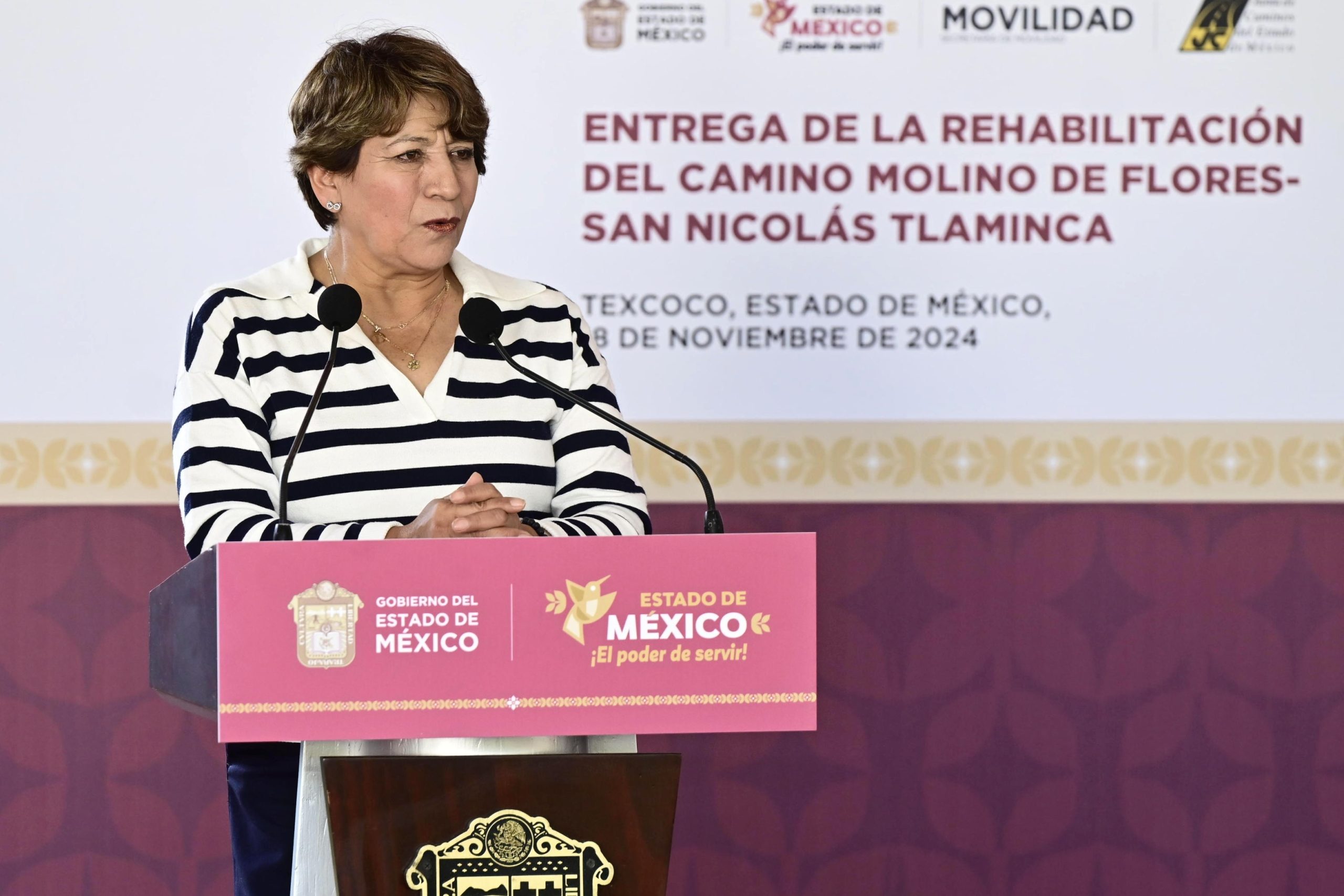 Reactiva Gobernadora Delfina Gómez Álvarez movilidad, economía y educación en la zona oriente del EdoMéx; Obras de la Transformación atraen comercio, cultura y turismo para Texcoco