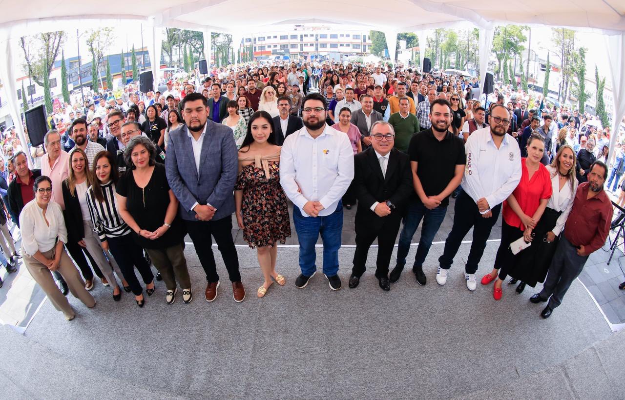 ENCABEZA ALCALDE ISAAC MONTOYA CELEBRACIÓN DEL 151 ANIVERSARIO DE NAUCALPAN