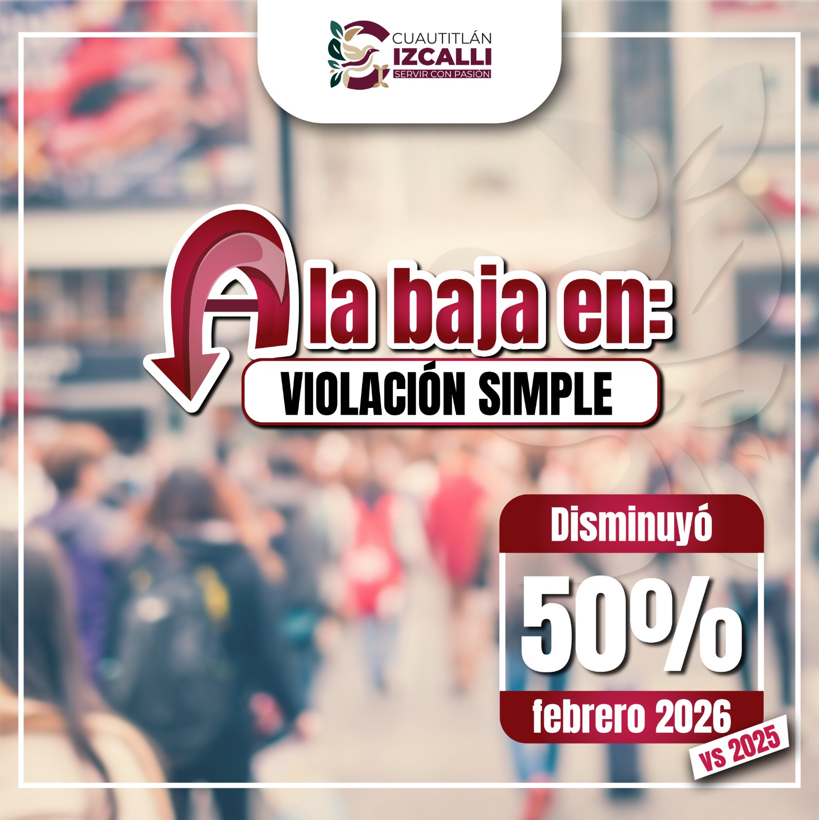 Cuautitlán Izcalli disminuye 50%denuncias por violación:SESNSP