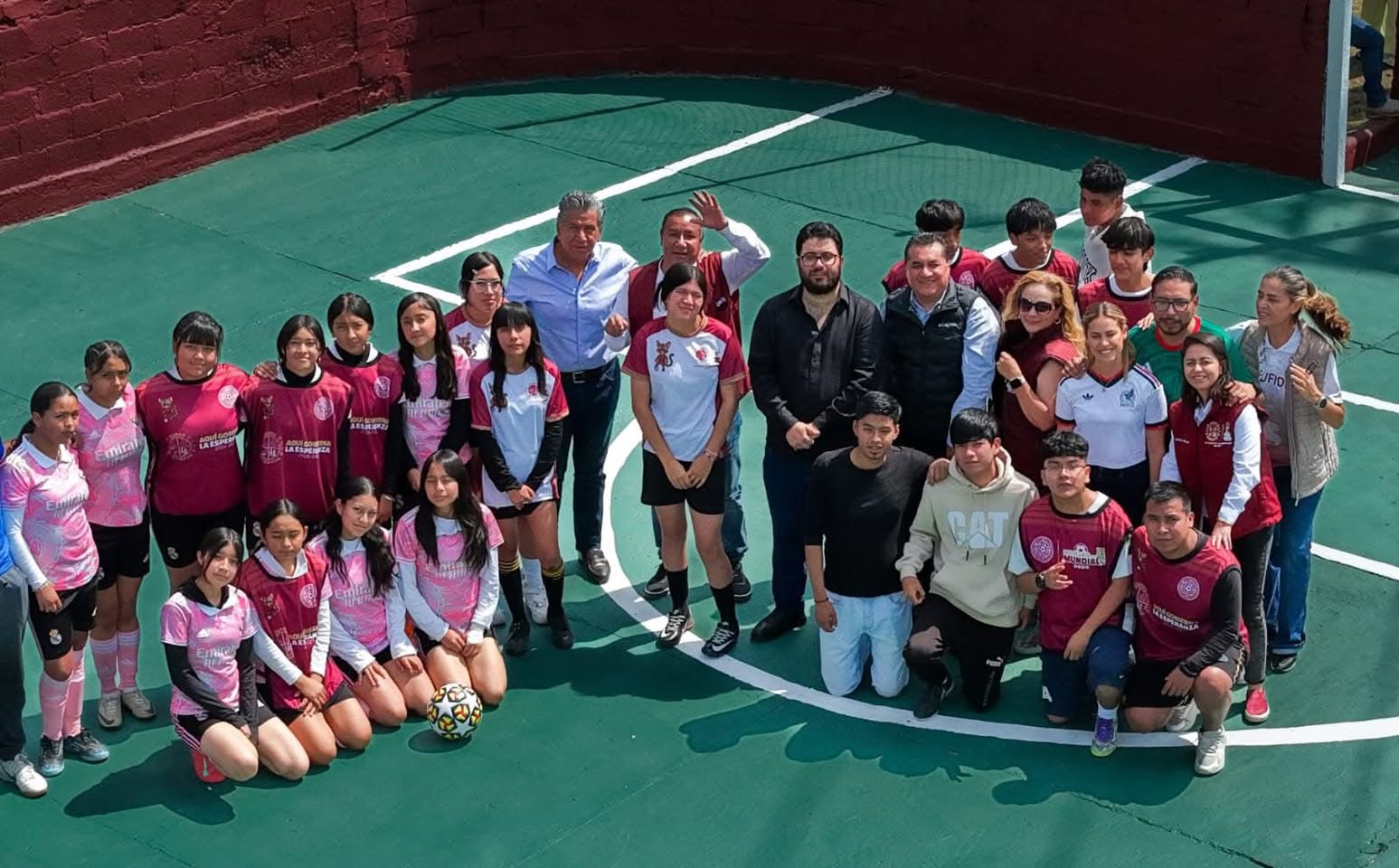 SIGUE GOBIERNO DE NAUCALPAN CON EL RESCATE DE CANCHAS Y ESPACIOS PÚBLICOS A TRAVÉS DE HUELLAS DEL MUNDIAL