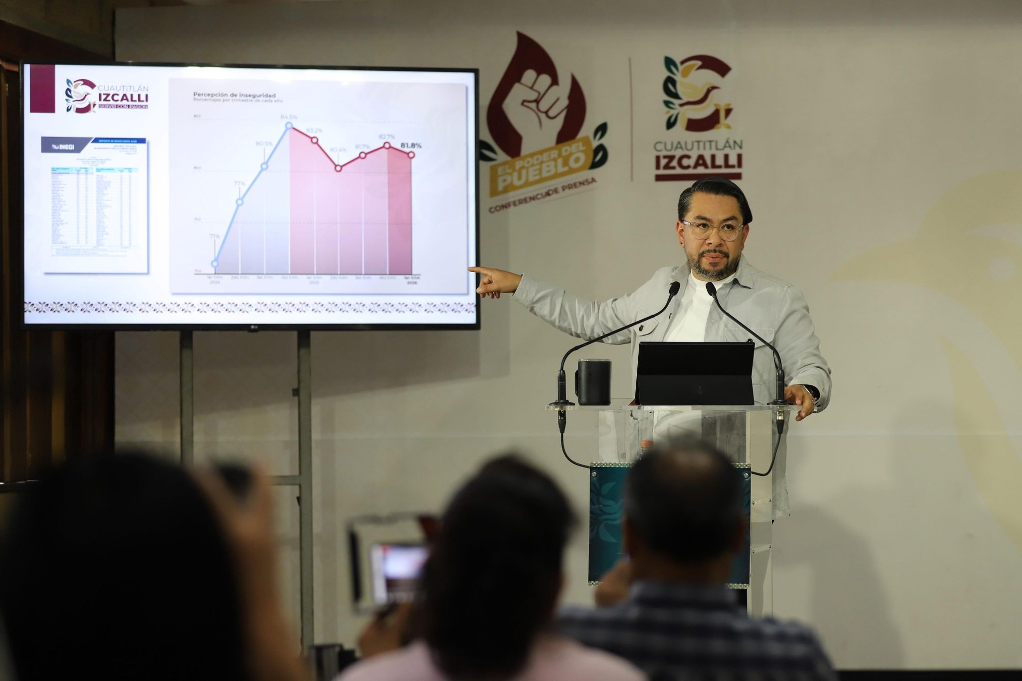 Cuautitlán Izcalli mantiene tendencia a la baja percepción de inseguridad