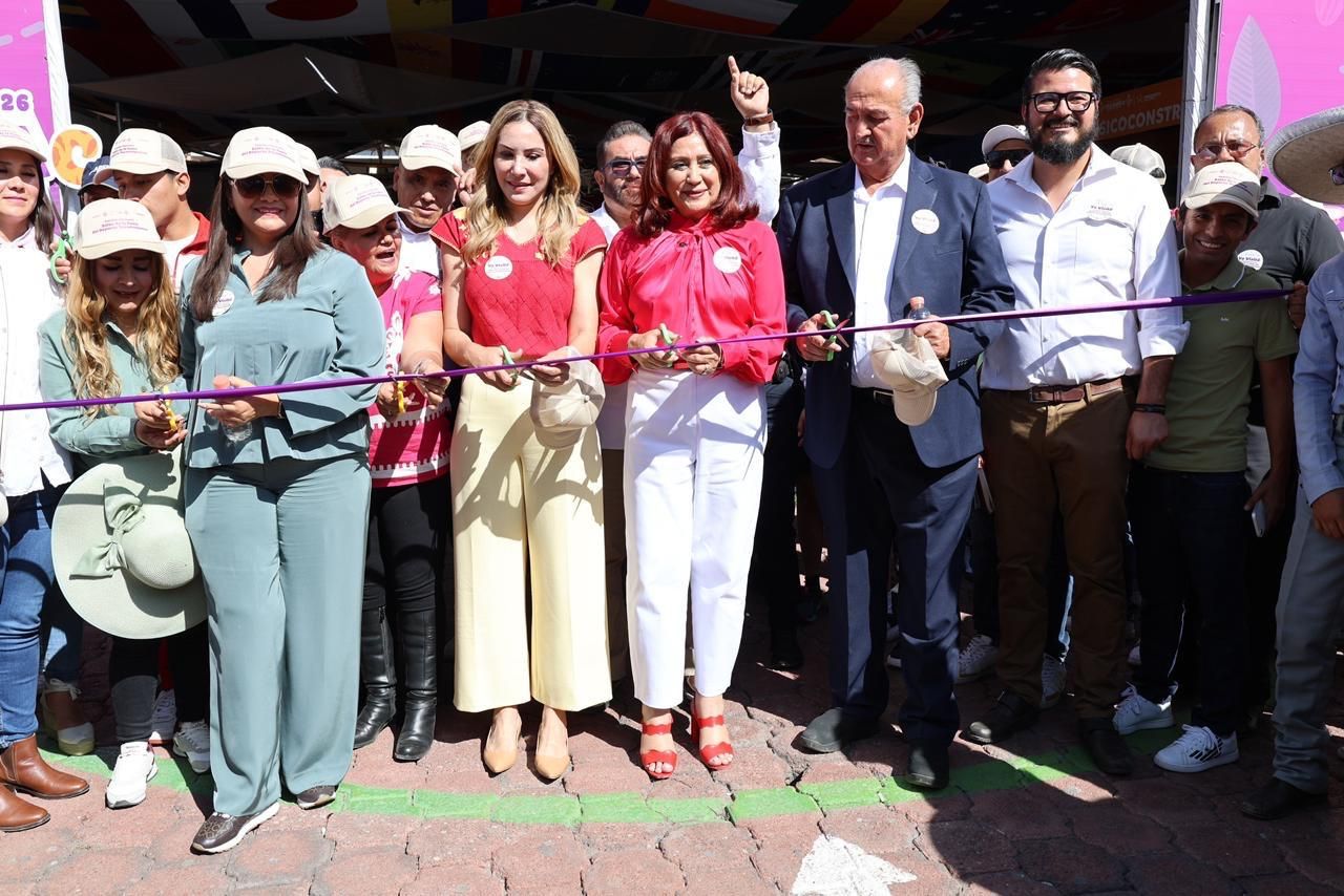 Alcaldesa Rosi Wong da banderazo de arranque a la Feria Regional de Tecámac 2026: símbolo de identidad comunitaria