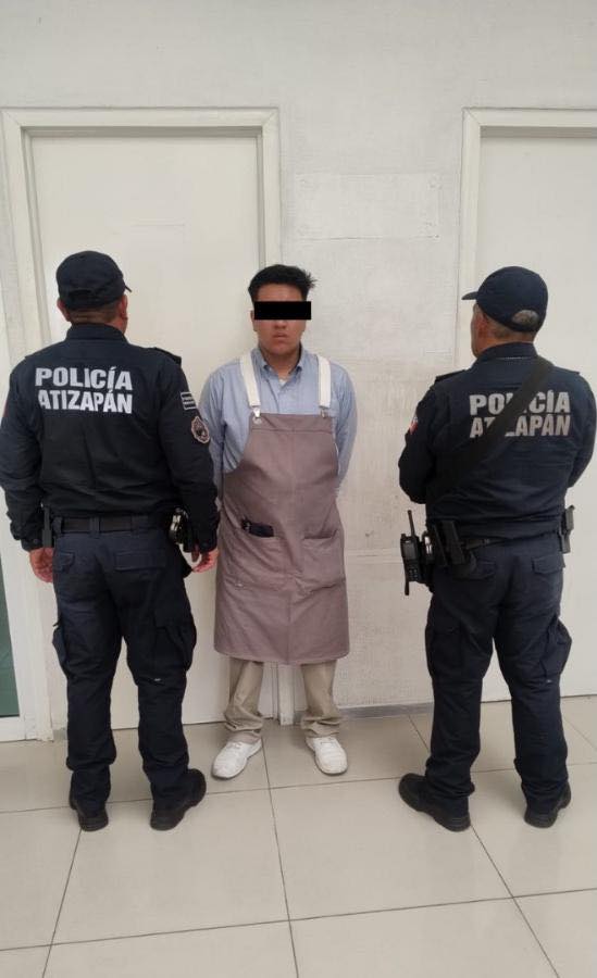 POLICÍA DE ATIZAPÁN DETIENE EN FLAGRANCIA A PRESUNTO RESPONSABLE DEL DELITO DE ROBO A CASA HABITACIÓN