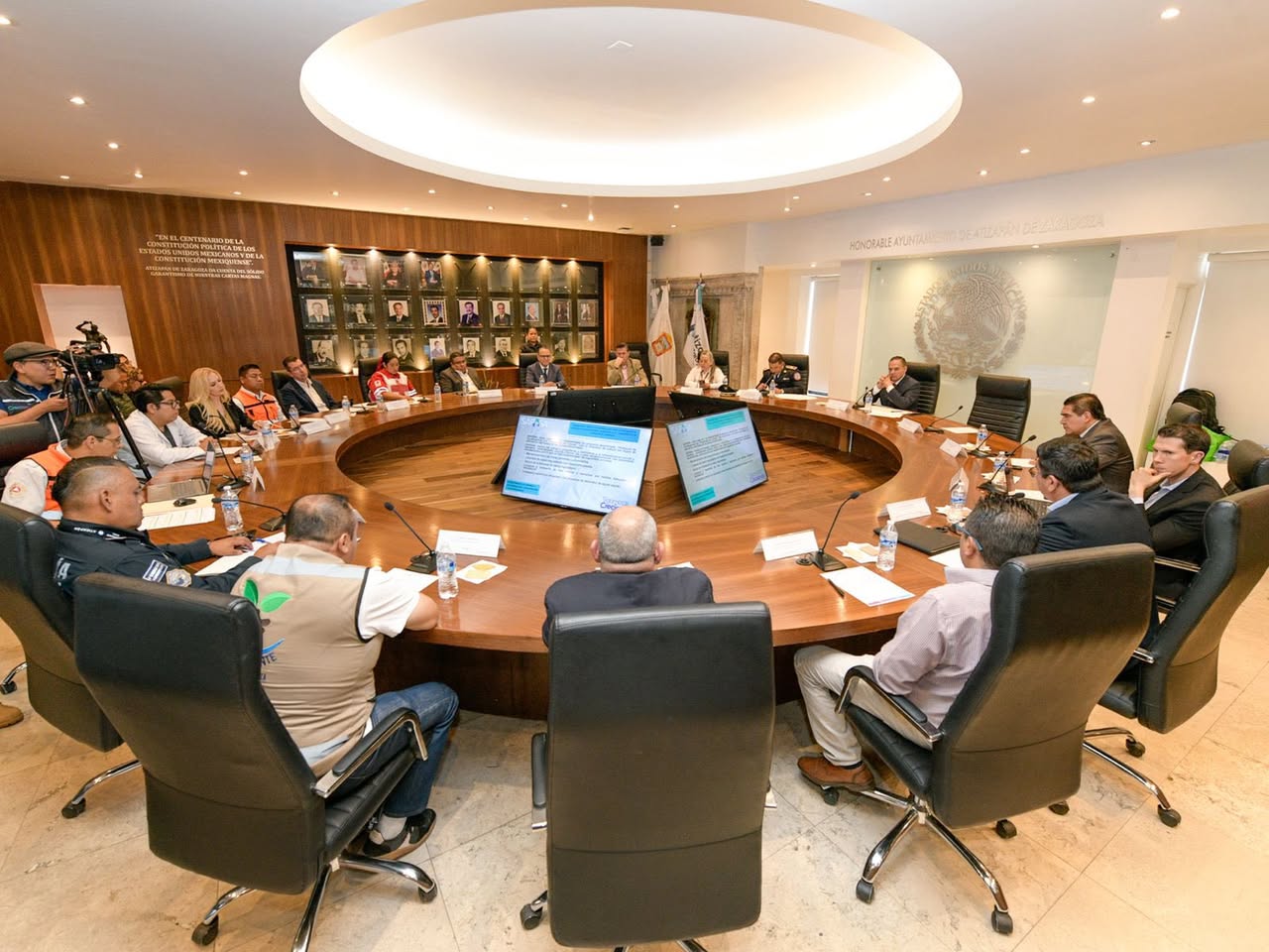 EL CONSEJO MUNICIPAL DE PROTECCIÓN CIVIL DE ATIZAPÁN EN SESIÓN PERMANENTE ANTE LA TEMPORADA DE LLUVIAS