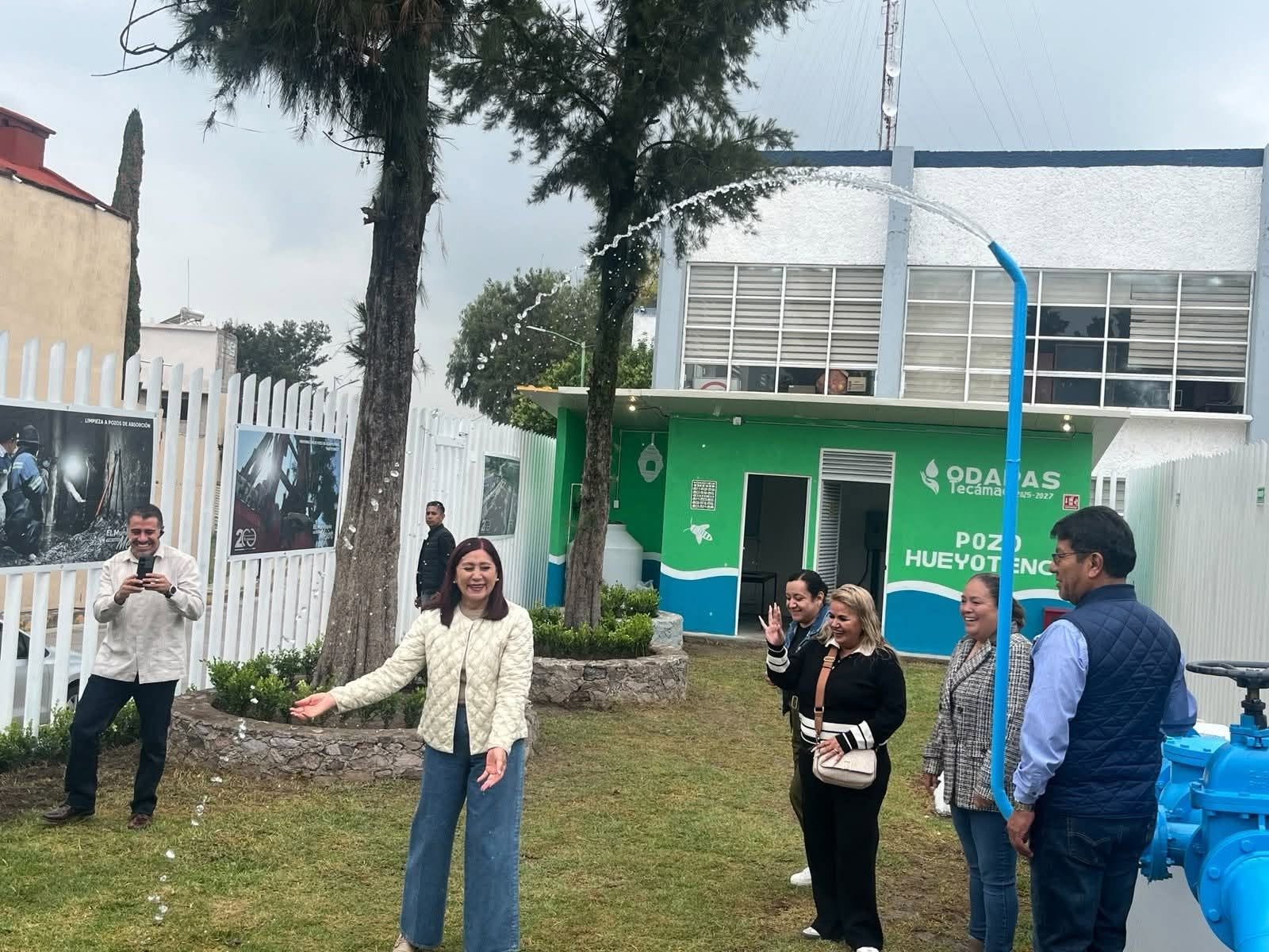 EL GOBIERNO DE TECAMAC PONE EN OPERACION POZO PROFUNNDO EN HUEYOTENCO