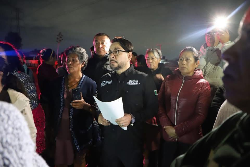 Daniel Serrano atiende de manera directa la emergencia por afectaciones en Valle de las Flores