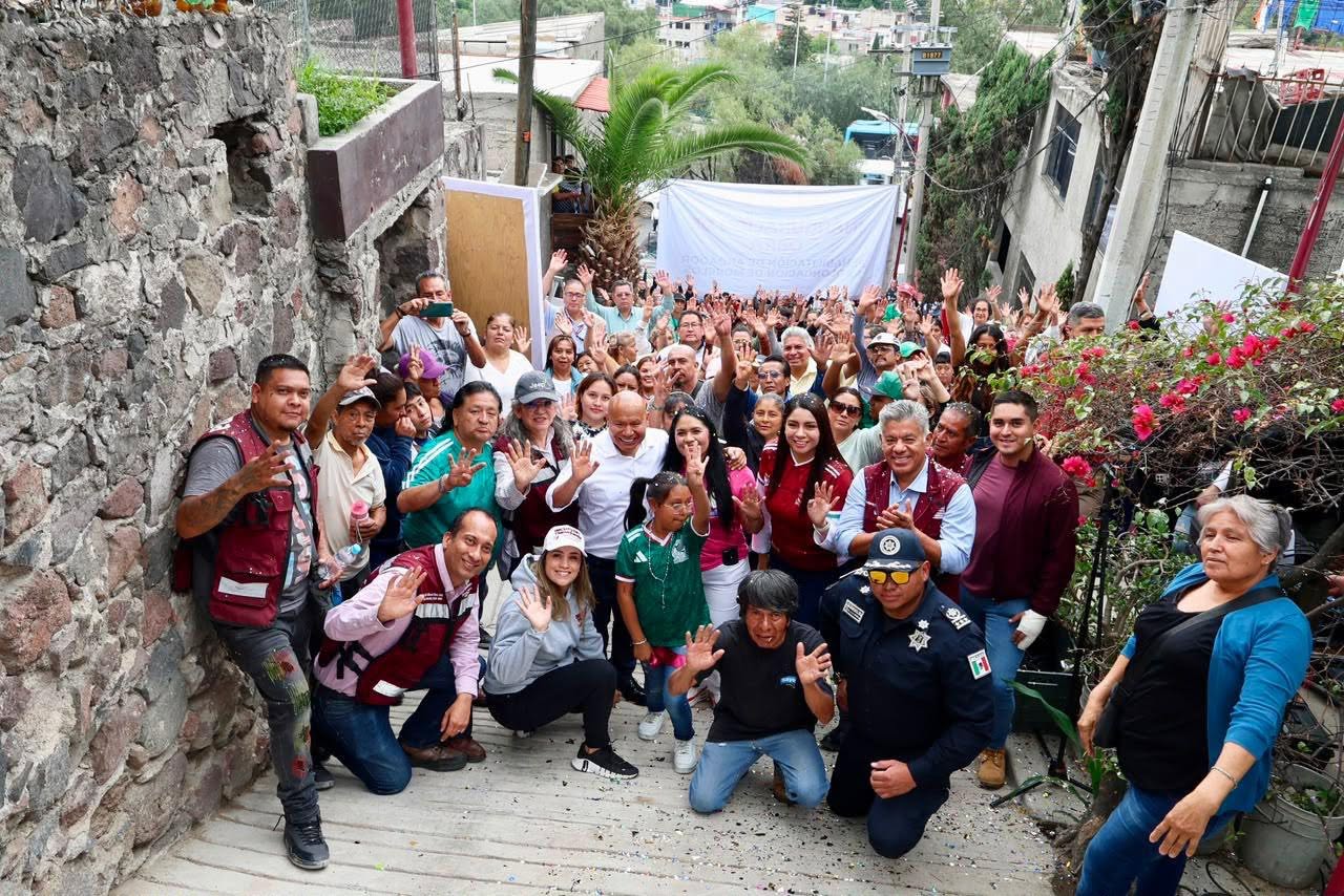 EL GOBIERNO DE TLALNEPANTLA INAUGURA OBRAS DE INFRAESTRUCTURA URBANA Y MEJORAMIENTO VISUAL EN LOMAS DE SAN JUAN IXHUATEPEC