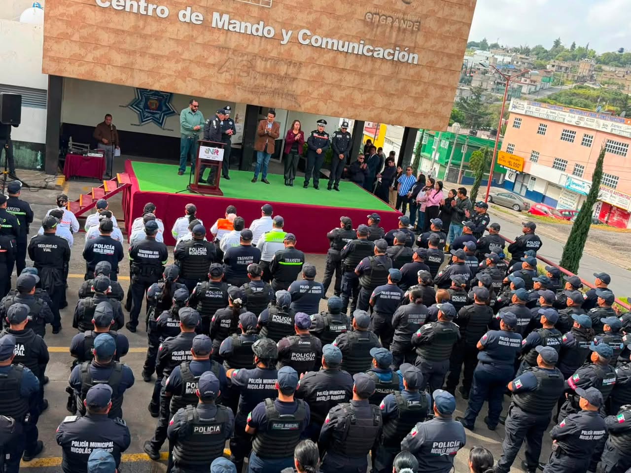                  NICOLÁS ROMERO REALIZA RELEVO DE MANDOS EN SEGURIDAD PÚBLICA Y VIALIDAD, PARA SERVIR MEJOR A LA CIUDADANÍA