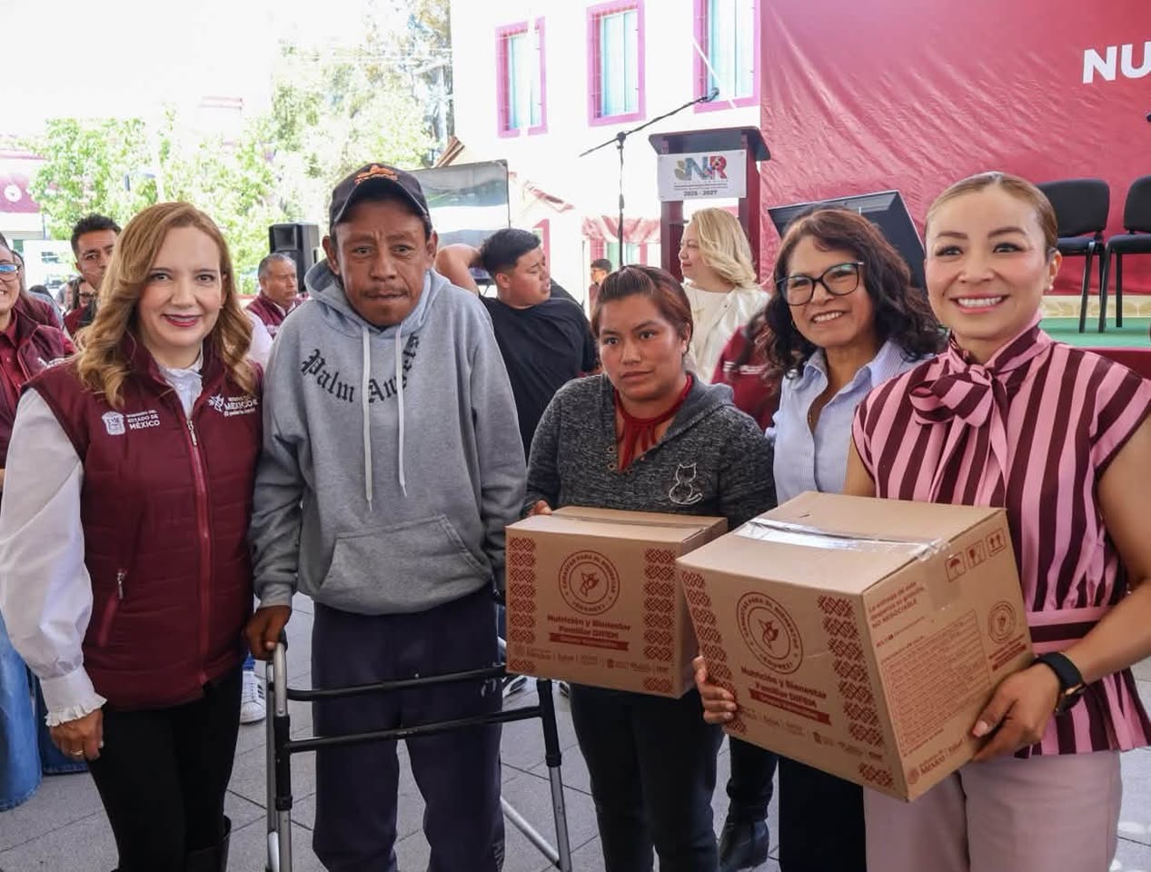 NICOLÁS ROMERO, ANFITRIÓN DE LA ENTREGA REGIONAL DE APOYOS ESTATALES PARA MEJORAR LA ALIMENTACIÓN