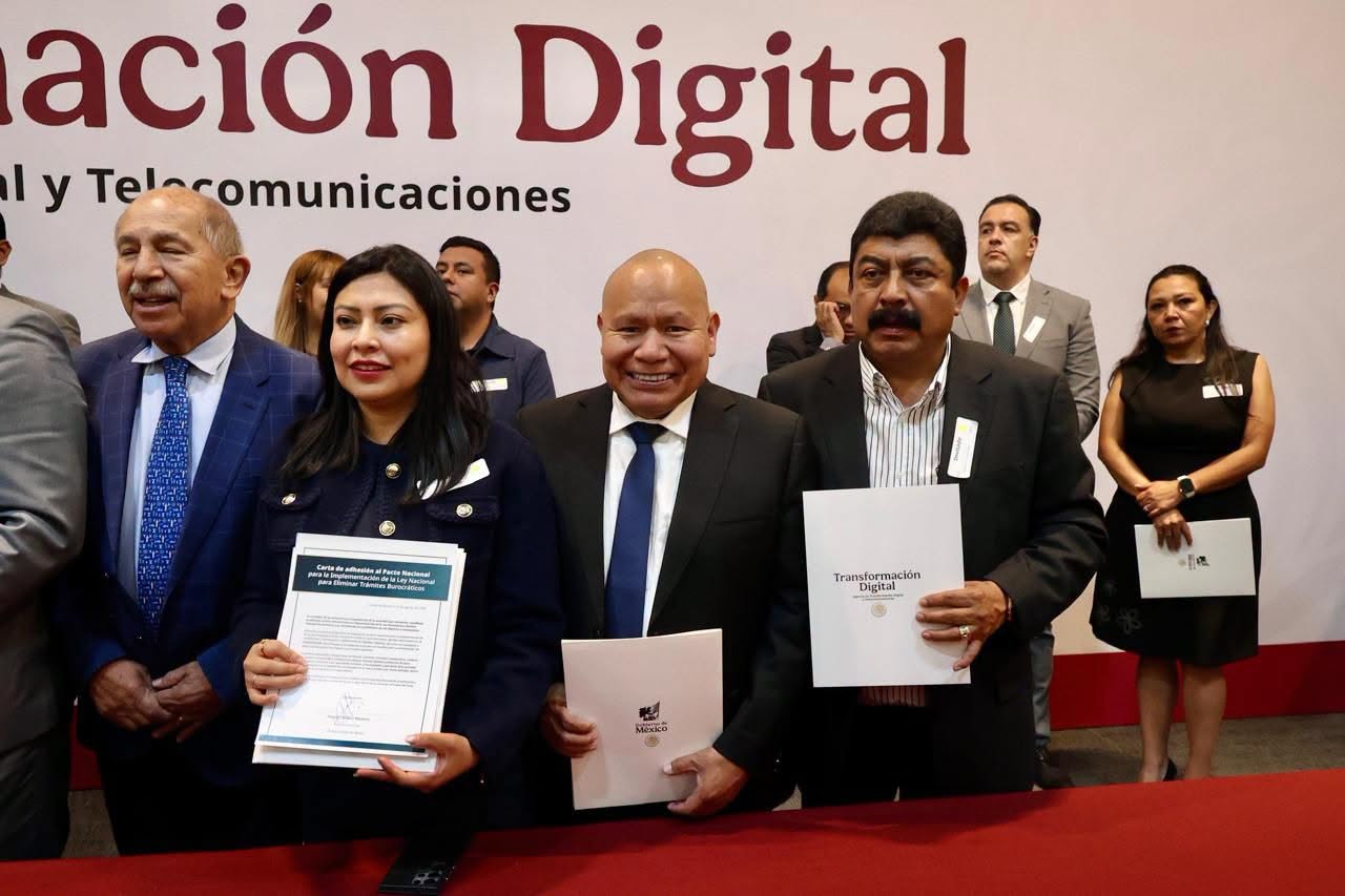 TLALNEPANTLA SE SUMA AL PACTO NACIONAL PARA LA DIGITALIZACIÓN Y SIMPLIFICACIÓN DE TRÁMITES