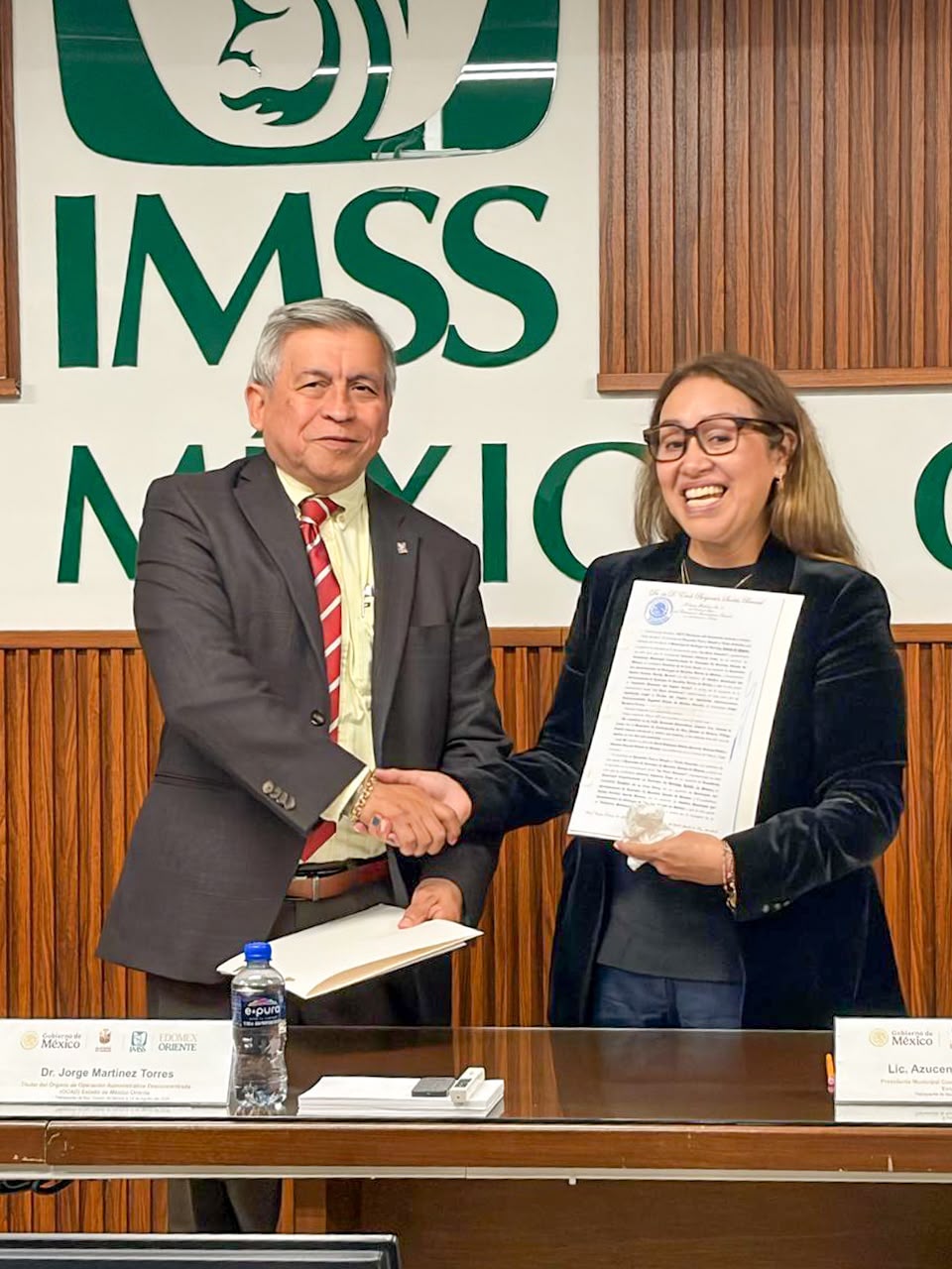 Formalizan IMSS y Ecatepec donación de terreno para construir CECI