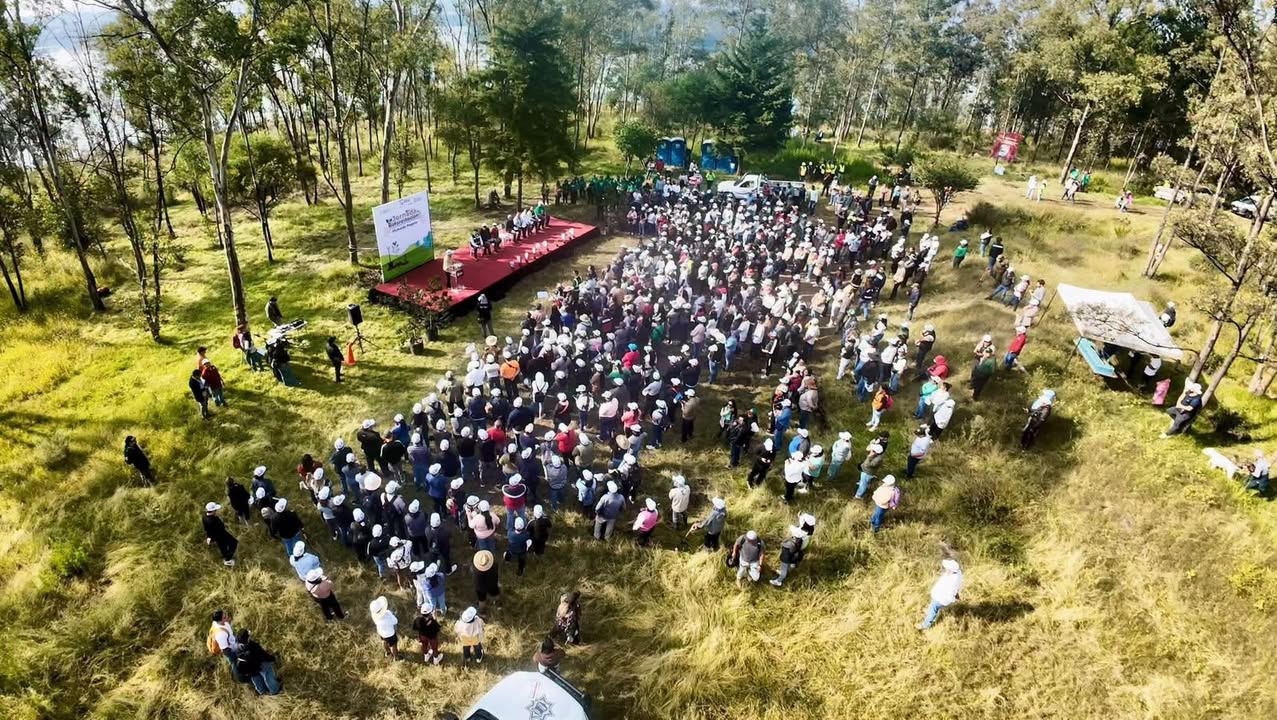 Cuautitlán Izcalli reforesta con 10 mil árboles el Parque Ecológico Pichardo Pagaza